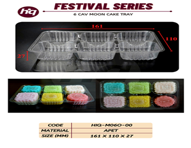 6 CAV Mooncake Tray