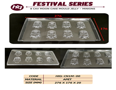 8 CAV Mooncake Mould Jelly -Minions