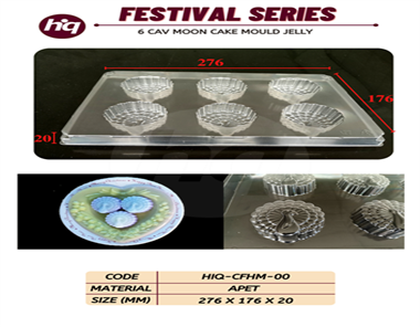 6 CAV Mooncake Mould Jelly